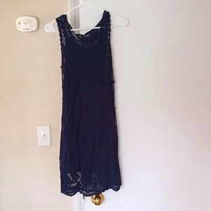 Navy blue dress